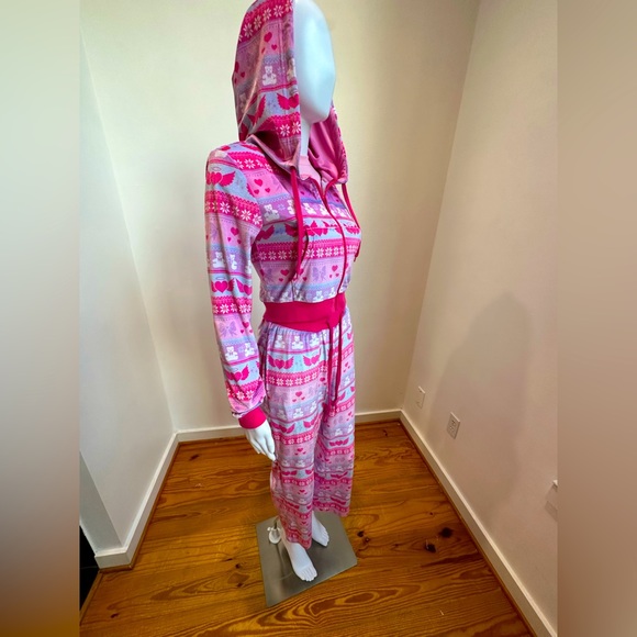 Dolls Kill Sugar Thrillz Piece Velour Track Suit Size XS Petite (29”  inseam)